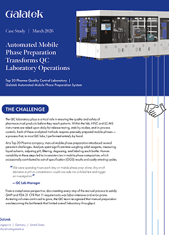Case Study-Automated Mobile Phase Preparation Transforms QC Laboratory Operations